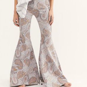 Just Float on printed Flare Jeans